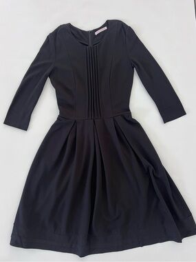 EUC Fit & Flare Midi Dress – Viscose Jersey – Black – XS